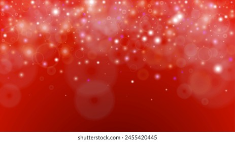 Diseño de fondo de punto de luz desenfocado Abstractas de lujo. Navidades Vector de nieve Ilustración Horizontal. Impresión cósmica. Confeti brillante. Bueno para Anuncios, pósters, portadas, volantes, tarjetas.