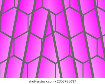 Luxury abstract design, Pink hexagon ornament, Modern Exclusive Design. Creative elegant design for your art projects.