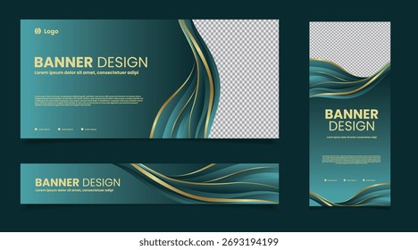 luxury abstract design template banner theme background