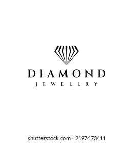 luxury abstract diamond vector logo design