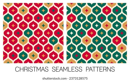 Luxury abstract elements pattern design for christmas and new year celebration.