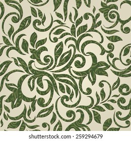 Luxury abstract floral pattern, Spring inspiration 