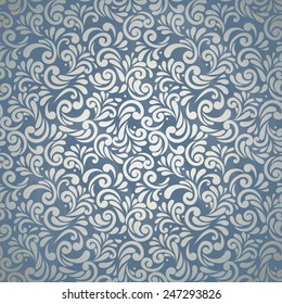 Luxury abstract floral wallpaper