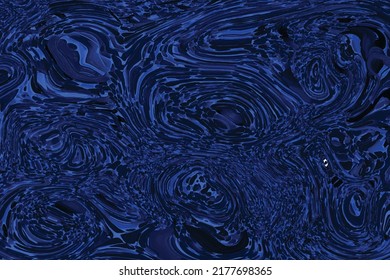 Luxury abstract fluid art painting background. liquid, alcohol ink technique black and blue.