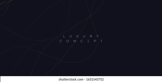 Luxury abstract golden scribble lines. Vector EPS background premium style for poster, book design, brochure, flyer, website, advertising etc.