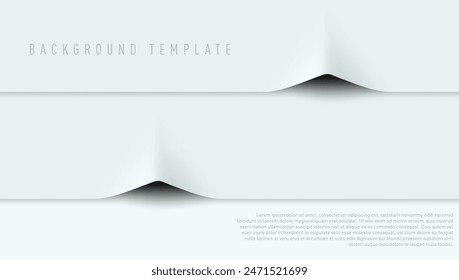 Luxury Abstract Light Background With Folded Paper. EPS10 Vector