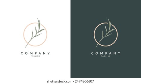 Luxury abstract logo design vector