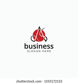 luxury abstract logo vector concept with simple, unique and feminine styles