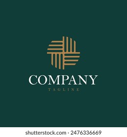 Luxury abstract logo vector design template