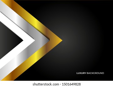 Luxury Abstract Metalic Background Vector