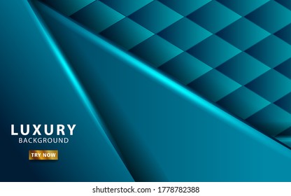 luxuriöse abstrakte Premium-Vektorhintergrund mit blauer Linie.Überlappende Schichten mit Papiereffekt. digitale Vorlage. Realistischer Lichteffekt .Vektorgrafik.