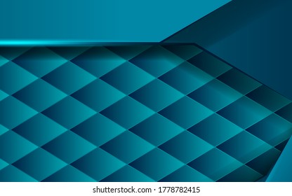 fondo de vector azul premium abstracto de lujo con línea azul.Superposición de capas con efecto de papel. plantilla digital. Efecto de luz realista .vector ilustración.