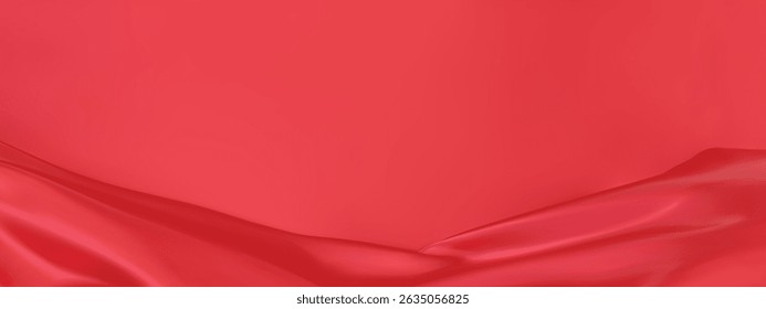 Luxury abstract red background with ribbon silk elements. 3D vector illustration. - Powered by Shutterstock - Get 15% off with code: PIKWIZARD15