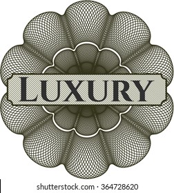 Luxury abstract rosette