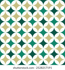 Luxury Abstract Seamless Pattern Design for Christmas. Elegant Geometric Seamless Pattern Vector Illustration. Repeat Pattern with Stars.