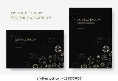Luxury abstract symbol vector background
