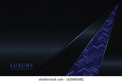 Luxury abstract textured background. Abstract realistic layer decoration textured with wavy abstract shapes and golden halftone pattern.