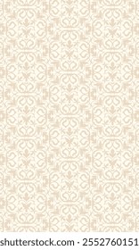 Luxo abstrato vintage damask padrão papel de parede decorativo