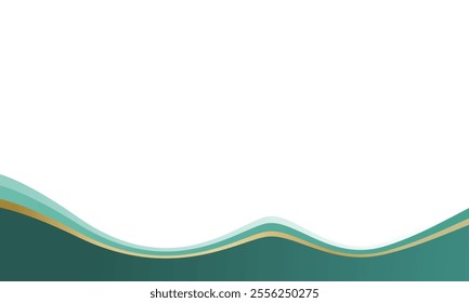 Luxury abstract wave background in white