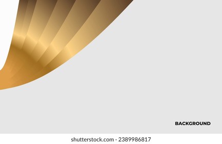 Luxury abstract wave modern white and gray color technology background vector design Illustration for wallpaper, template, web, banner, page layout, landing page, presentation, and etc. 