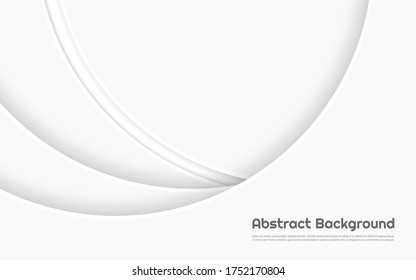 Lujo de fondo blanco y gris abstracto. eps10 vectoriales