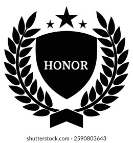 Luxury Achievement Badge Logo Vector Illustration – Elegant Award Emblem Design