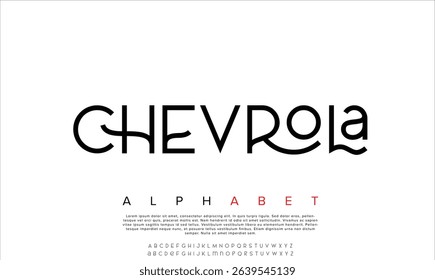 Luxury AL_CHEVROLA_PersonalUseOnly alphabet letters font for logo