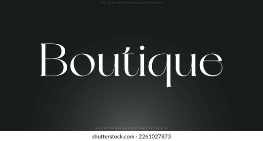 Luxury Alphabet Fonts for the Urban Fashion Industry. Trendy Typography for Retail, Feminine, Beauty Care, and Jewelry Logo Design.