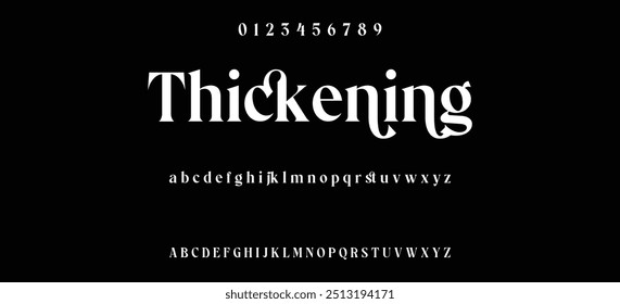 Luxury alphabet letters font and number. Typography elegant wedding classic lettering serif fonts decorative vintage retro concept. vector illustration