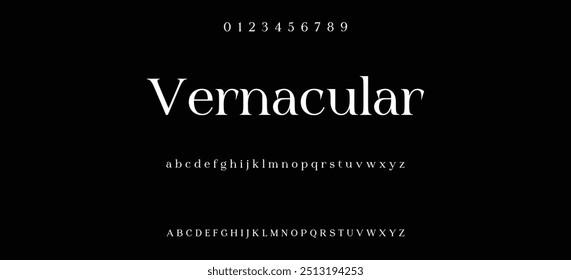 Luxury alphabet letters font and number. Typography elegant wedding classic lettering serif fonts decorative vintage retro concept. vector illustration