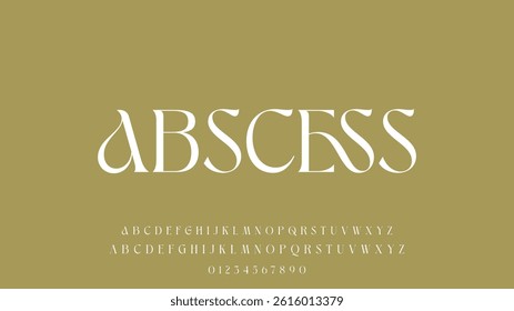 Luxury alphabet letters font and number. Typography elegant wedding classic lettering serif fonts decorative vintage retro concept. vector illustration