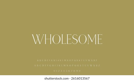 Luxury alphabet letters font and number. Typography elegant wedding classic lettering serif fonts decorative vintage retro concept. vector illustration