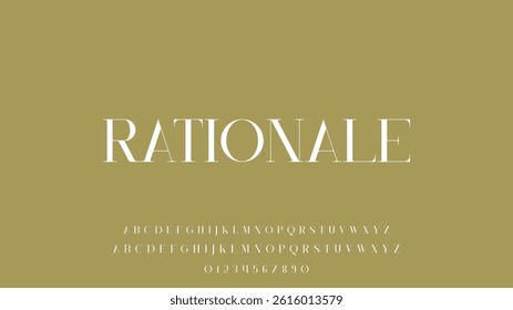 Luxury alphabet letters font and number. Typography elegant wedding classic lettering serif fonts decorative vintage retro concept. vector illustration