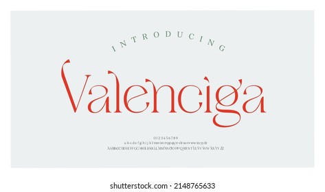 Luxury alphabet letters font. Typography elegant wedding classic lettering serif fonts decorative vintage retro concept. vector illustration - Shutterstock ID 2148765633
