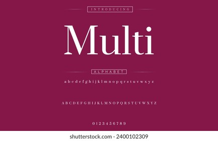 Luxury alphabet letters font. Typography elegant wedding classic lettering serif fonts decorative vintage retro concept. vector illustration