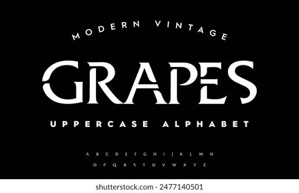 Luxury alphabet letters font. Typography elegant wedding classic lettering serif fonts decorative vintage retro. vector illustration
