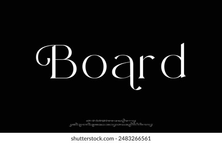 Luxury alphabet letters font. Typography elegant wedding classic lettering serif fonts decorative vintage retro concept.