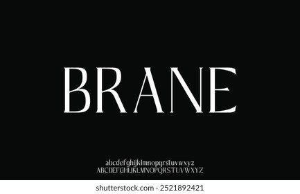 Fuente de letras de alfabeto de lujo. Tipografía elegante boda clásico letras serif Fuentes decorativas vintage retro. Ilustración vectorial