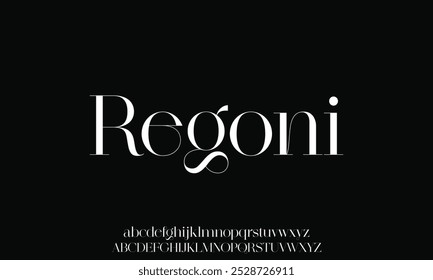 Luxury alphabet letters font. Typography elegant wedding classic lettering serif fonts decorative vintage retro concept.