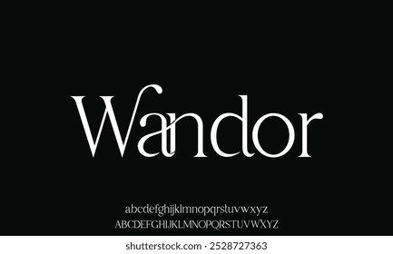 Luxury alphabet letters font. Typography elegant wedding classic lettering serif fonts decorative vintage retro concept.