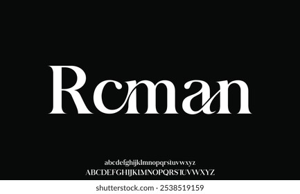 Luxury alphabet letters font. Typography elegant wedding classic lettering serif fonts decorative vintage retro concept.