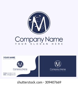 Luxury alphabetical Logo and visiting card template in vector for Restaurant, Royalty, Boutique, Cafe, Hotel, Heraldic, Jewelry, Fashion and other vector illustration