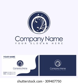 Luxury alphabetical Logo and visiting card template in vector for Restaurant, Royalty, Boutique, Cafe, Hotel, Heraldic, Jewelry, Fashion and other vector illustration