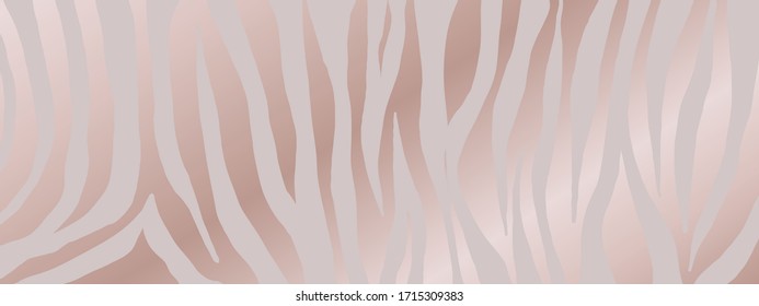 Luxury animal skin background, Pink zebra skin pattern, pink tiger background vector illustration.