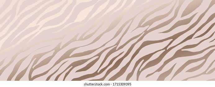 Luxury animal skin background, Pink zebra skin pattern, pink tiger background vector illustration.