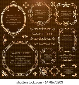 Luxury, antique, frame, birthday, decorative border, line, frame, background, border, vector, elegant, vintage, gorgeous, golden, invitation, award, message card, card, fashion, ornament, present