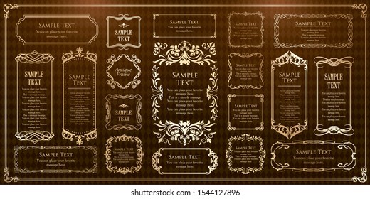 Luxury, antique, frame, birthday, decorative border, line, frame, background, border, vector, elegant, vintage, gorgeous, golden, invitation, award, message card, card, fashion, ornament, present