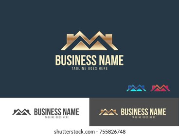 Luxury Apartment Logo Template Design Vector