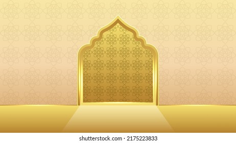 Luxury Arabic Islamic Background Design