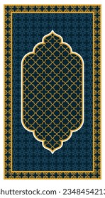 Luxury Arabic prayer Mat design 